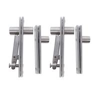 SHGUOMSC 4 Cerniere pivotanti in Acciaio Inox con Rotazione a 360 Gradi for Porte in Legno, Porte con Telaio in Lega, Cerniere for Porte
