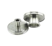SHGUOMSC Adattatore Riduttore Tri Clamp Conico ISO Flangia for Vuoto Raccordo for Tubi Giunto di riduzione Flangia Adattatore in Acciaio Inossidabile 304(ISO100-ISO160)