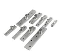 SHGUOMSC Cerniera for Porta Girevole a 360 Gradi in Acciaio Inossidabile for impieghi gravosi, Posizionamento 'Albero, Cerniera for Porta Nascosta(A-XS(5pcs))