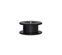 SHGUOMSC Lfang- 2GT 20 Denti Ruota Folle sincrona Foro 3 mm 4 mm 5 mm con Cuscinetto for Cinghia GT2 Larghezza 10 mm, Elevata efficienza di Trasmissione(Black,B bore 8mm)