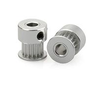 SHGUOMSC Lfang- 5 Pezzi GT 20 Denti 2GT 2M Foro 4/5/6/6,35/8 mm for Cinghia sincrona 2GT GT2 Larghezza 6/10 mm Piccolo Gioco 20 Denti 20T, Elevata efficienza di Trasmissione(6mm,6mm)