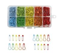 SHGUOMSC Set da 300/400 Pezzi, 22 x 10 mm, perni for Punti in Metallo a Forma di Zucca con Scatola portaoggetti for Realizzare zucche(400 Pieces/Box)
