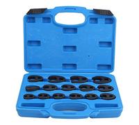 SHGUOMSC Set di 15 Chiavi a Bussola for Dadi Svasati, Set a a Zampa Gallina da 1/2 Pollice e 3/8 in Acciaio CR Mo, Chiave a a forchetta, utensile Manuale, Misure metriche 8-24 mm