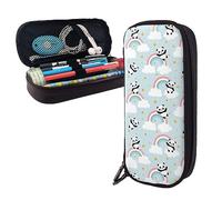 shgwehh Astuccio per matite con stampa di orso polare di grande capacità, astuccio semplice per cancelleria, organizer da viaggio per ufficio, Panda Cloud, Taglia unica, Organizer per borse