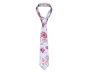shgwehh Cravatte da uomo, con stampa floreale con rose rosse, cravatte, cravatte, cravatte, cravatte, cravatte, cravatte, cravatte, Come nella foto, Taglia unica