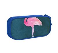 shgwehh Grande astuccio per ragazzi e ragazze, astuccio con fenicottero e cappello da strega, con grandi scomparti, per scuola, ufficio e viaggi, blu, Blu, Taglia unica, Organizer per borse