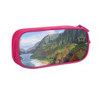 shgwehh Kauai Hawaii Seashore - Astuccio elegante con stampa - Organizza la tua cancelleria con eleganza, rosa, Taglia unica, Organizer per borse