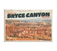 shgwehh Targa in metallo con scritta "Bryce Canyon National Park", stile vintage, decorazione rustica, per grotta caffetteria, bar, camera da letto, casa, 20 x 30 cm