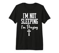 Shh Im Not Sleeping Im Praying Mama Prayer Mom God Pray More Maglietta Premium