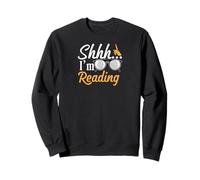 Shhh I'm Reading Book Lover Quiet Reader Gift Felpa