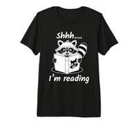 Shhh I'm Reading Maglietta Premium
