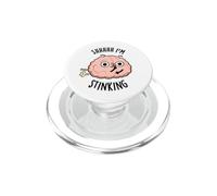 Shhh I'm Stinking Funny Brain Thinking - Gioco di parole PopSockets PopGrip per MagSafe