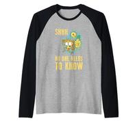 Shhh No One Needs To Know Maglia con Maniche Raglan