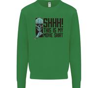 Shhh Questo È Il Mio Maglione T-Shirt Con Teschio Horror Per Bambini