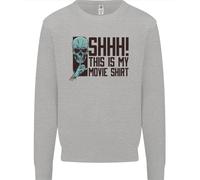 Shhh Questo È Il Mio Maglione T-Shirt Con Teschio Horror Per Bambini