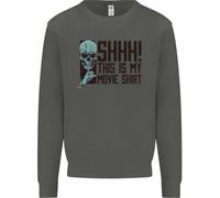 Shhh Questo È Il Mio Maglione T-Shirt Con Teschio Horror Per Bambini