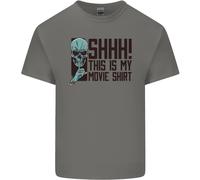 Shhh Questo È Il Mio T-Shirt Di Film Teschio Horror Per Bambini