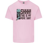 Shhh Questo È Il Mio T-Shirt Di Film Teschio Horror Per Bambini