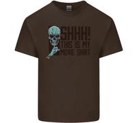 Shhh Questo È Il Mio T-Shirt Di Film Teschio Horror Per Bambini