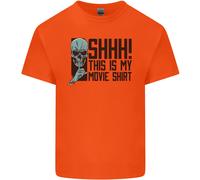 Shhh Questo È Il Mio T-Shirt Di Film Teschio Horror Per Bambini