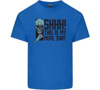 Shhh Questo È Il Mio T-Shirt Di Film Teschio Horror Per Bambini