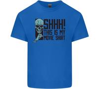 Shhh Questo È Il Mio T-Shirt Di Film Teschio Horror Per Bambini