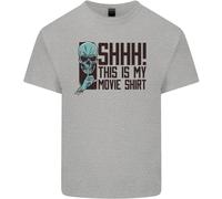 Shhh Questo È Il Mio T-Shirt Di Film Teschio Horror Per Bambini