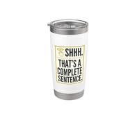 Shhh. Questo è un completo frase giochi di parole parole frase umorismo Bicchiere termico in acciaio inox doppia parete