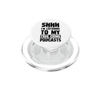 Shhh, sto ascoltando i miei podcast sul vero crimine PopSockets PopGrip per MagSafe