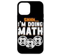 Shhh... Sto facendo allenamento matematico Allenamento Pesi Muscolo Custodia per iPhone 12 mini