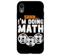 Shhh... Sto facendo allenamento matematico Allenamento Pesi Muscolo Custodia per iPhone XR