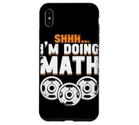 Shhh... Sto facendo allenamento matematico Allenamento Pesi Muscolo Custodia per iPhone XS Max