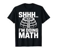 Shhh STO Facendo Matematica, Divertente Esercizio di Solleva Maglietta