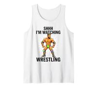 Shhh, STO Guardando Il Wrestling Canotta