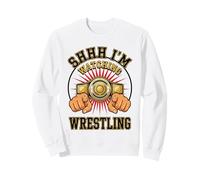 Shhh, STO Guardando Il Wrestling Felpa