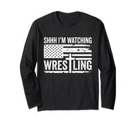 Shhh, STO Guardando Il Wrestling Maglia a Manica