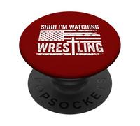 Shhh, sto guardando il wrestling PopSockets PopGrip Adesivo