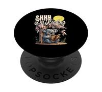 SHHH... Sto leggendo il koala intelligente studiando più libro di conoscenza PopSockets PopGrip Adesivo