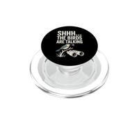 Shhh The Birds Are Talking Birdwatching divertente PopSockets PopGrip per MagSafe