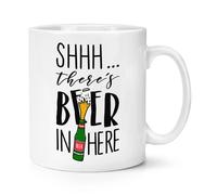 Shhh There's Birra IN Qui 284ml Tazza - Divertente Lager Birra Ipa