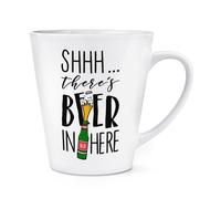 Shhh There's Birra IN Qui 341ml Latte Tazza - Divertente Lager Birra Ipa