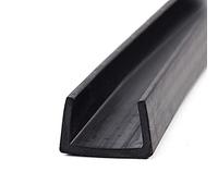 SHHMA Guarnizione in Gomma Profilo A U Sigillata Guarnizione Striscia Una varietà di Specifiche tra Cui Scegliere, Nero,22mm x 13mm,Length:5m