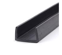 SHHMA Guarnizione in Gomma Profilo A U Sigillata Guarnizione Striscia Una varietà di Specifiche tra Cui Scegliere, Nero,25mm x 15mm,Length:5m