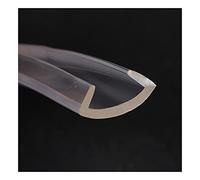 SHHMA Guarnizione in Gomma Profilo A U Sigillata Guarnizione Striscia Utilizzabile sul Bordo del Tavolo, Trasparente, Lungo 5 Metri,22mm x 8mm