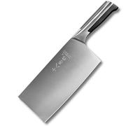 SHI BA ZI ZUO Mannaia Cinese,Coltello da Cucina (Argento-SL1319- AB)