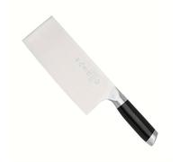 SHI BA ZI ZUO Mannaia Cinese,Coltello da Cucina (Argento-SL2136-B)