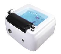 Shiatsu macchina per massaggio ai piedi con calore, spa per piedi con massaggio e luci a sette colori sfumati, allevia i dolori ai piedi stanchi, adatta per casa, hotel, spa