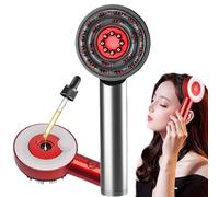Shiatsu - Spazzola massaggiante per cuoio capelluto con luce rossa, 3 modalità di massaggio, design portatile senza fili, applicatore per olio per la crescita dei capelli e la salute dei capelli