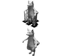 Shiba Dog Model from VRChat - Ready to Print 3D Character Figurine with Supports