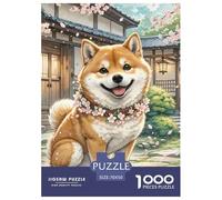 Shiba Inu 1000 Pezzi Puzzle Arte Creativo Divertimento Puzzle Per Adulti E Bambini Impegnativo E Difficile 70x50cm/1000pcs